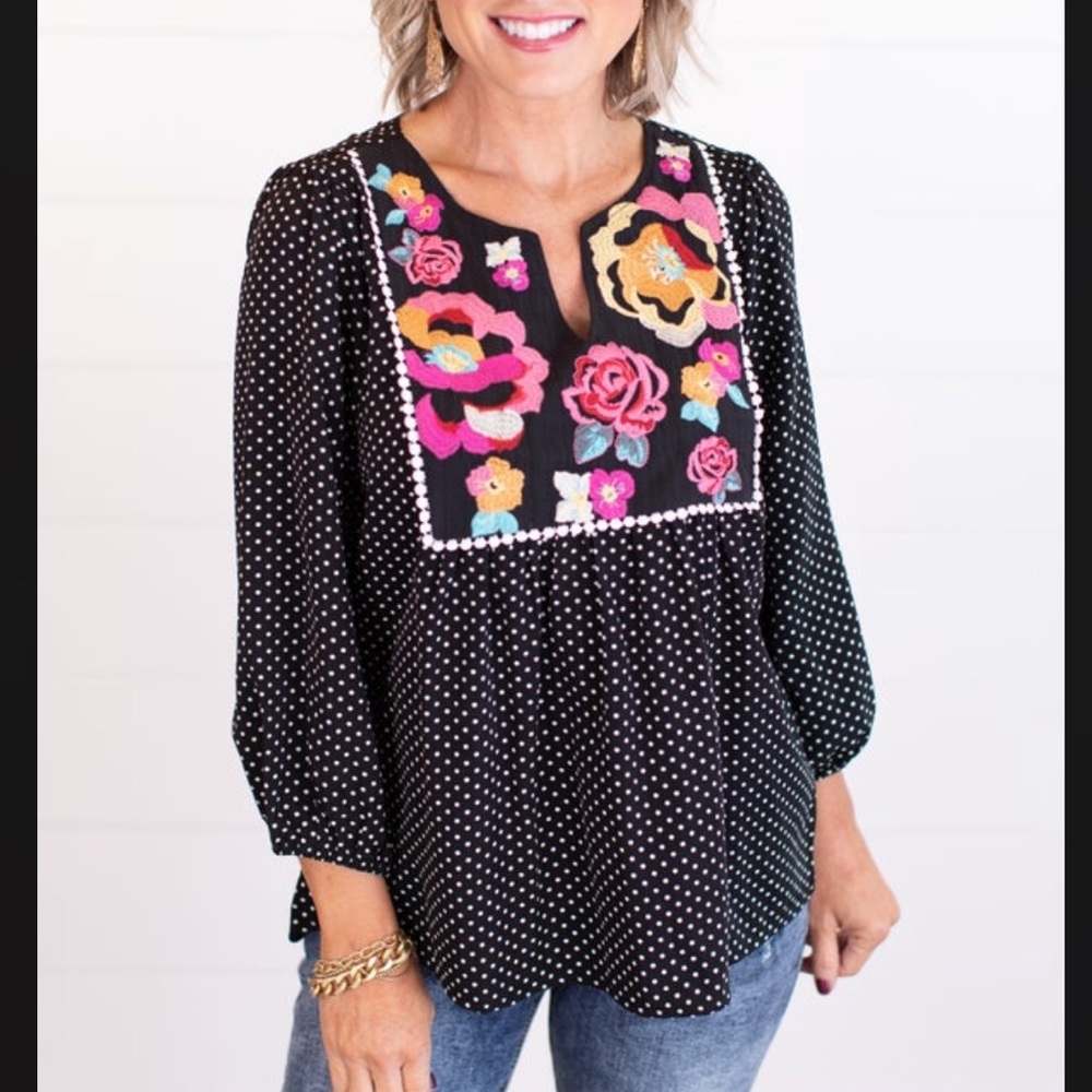 Savanna Jane Embroidered Top